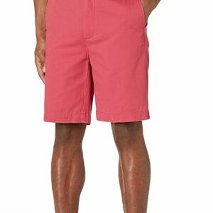 Amazon Essentials Men's Classic-Fit 9" Chino Shorts Raspberry Red